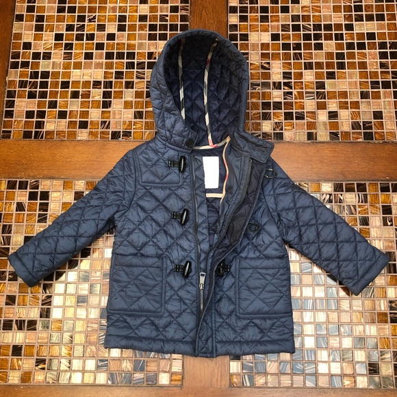 Burberry Quilted Toggle Winter Coat - Picture 3 of 8